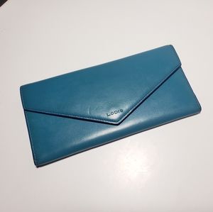 Lodis teal wallet